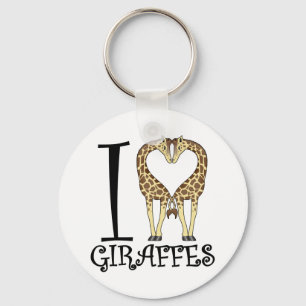 Chaveiro Mim girafas do coração