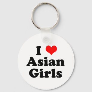 Chaveiro Mim meninas do asiático do coração