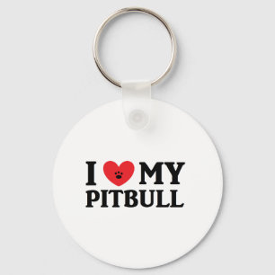Chaveiro Mim ♥ meu Pitbull