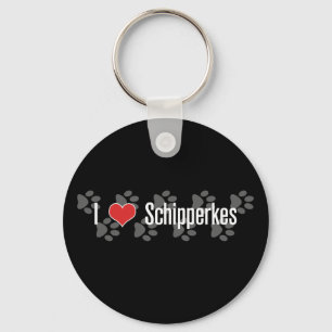 Chaveiro Mim Schipperkes (do coração)