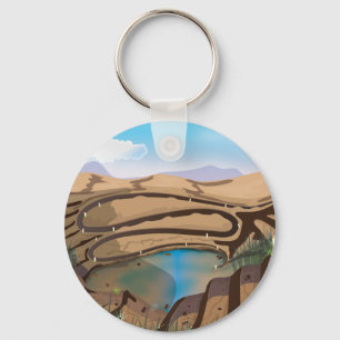 Chaveiro Mina aberta aberta