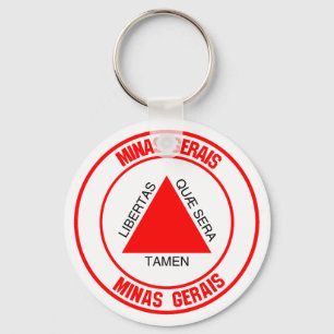Chaveiro Minas Gerais Round Emblem