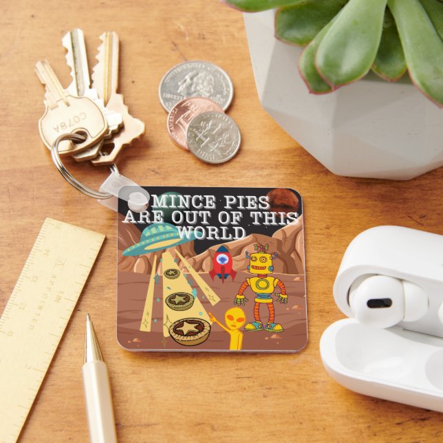 Chaveiro Mince Pies está fora deste mundo (Mesa)