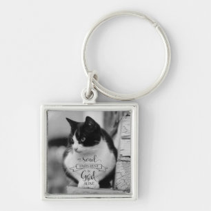 Chaveiro Minha Alma Encontra Descanso - Ps 62:1