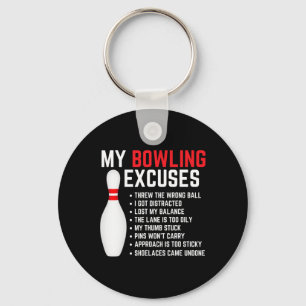 Chaveiro Minha Boliche Excusa Bowler Funny Boliches Homens