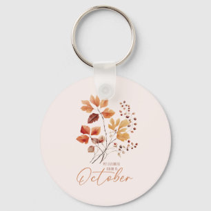 Chaveiro Minha Cor Favorita É Outubro