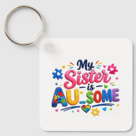Chaveiro Minha Irmã É IN-CRÍVEL Pulseira