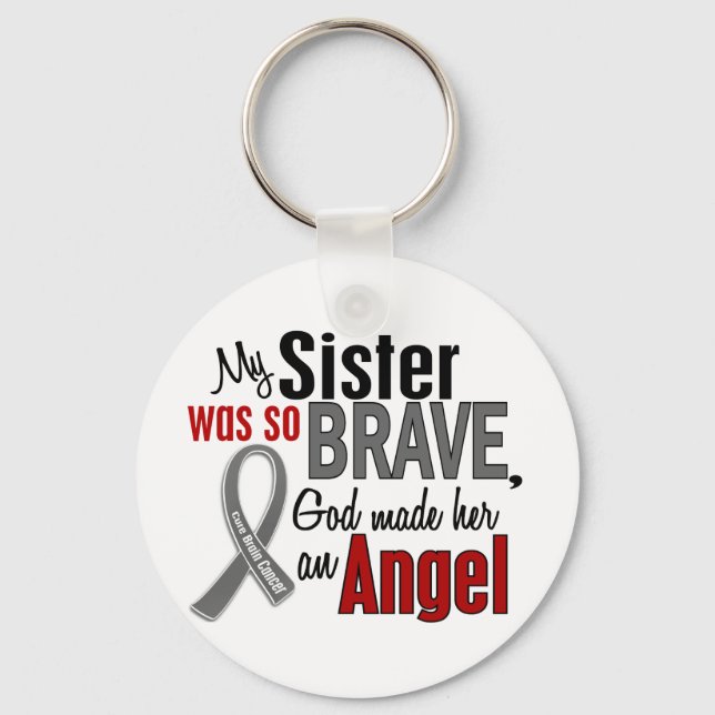 Chaveiro Minha Irmã É Um Cancer De Cérebro Angel 1 (Frente)
