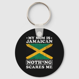 Chaveiro Minha mãe é jamaicana. Nada me assusta Jamaica Mot