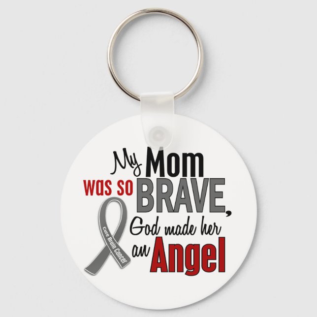 Chaveiro Minha Mãe É Uma Cancer De Cérebro Angel 1 (Frente)
