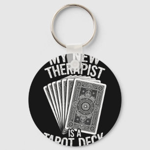 Chaveiro Minha Nova Therast é Um Baralho de Cartas de Tarot