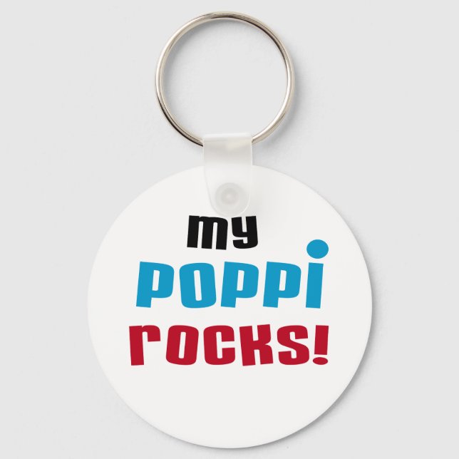 Chaveiro Minha Poppi Rocks T-shirts e presentes (Frente)
