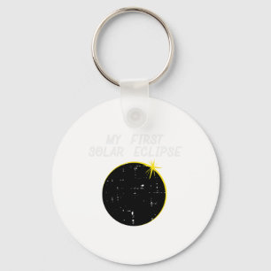 Chaveiro Minha Primeira Totalidade de Eclipse Solar 2024 ab