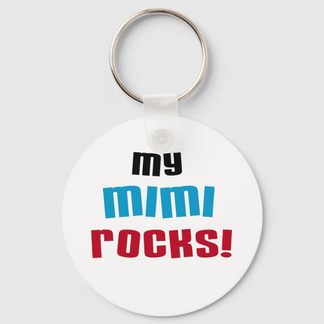 Chaveiro Minhas camisetas e presentes do Mimi Rocks (Frente)