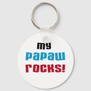 Chaveiro Minhas camisetas e presentes do Papaw Rocks