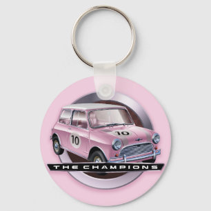 Chaveiro Mini Cooper S rosa