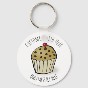 Chaveiro Mini Muffin de Cute Personalizado