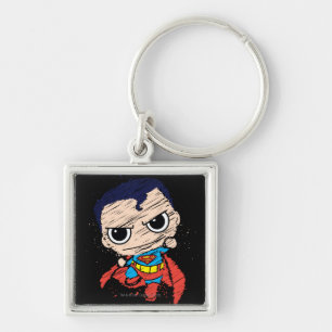 Chaveiro Mini Superman Sketch - Voando