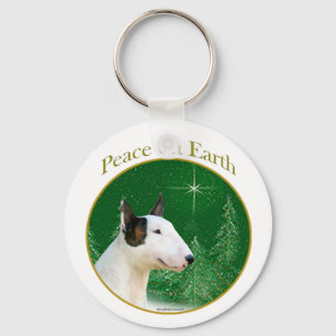 Chaveiro Miniatura Bull Terrier Peace