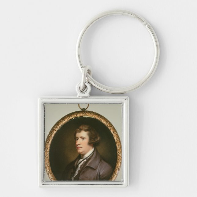 Chaveiro Miniatura de Edmund Burke, 1795 (Frente)