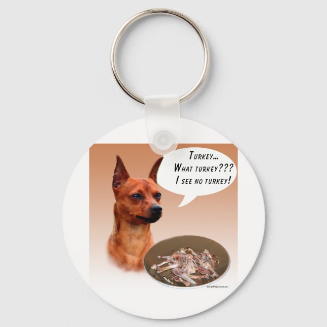 Chaveiro Miniatura Pinscher Turquia (Frente)