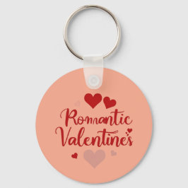 Chaveiro Minimal Valentine’s Day Love Typography Design | R