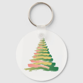 Chaveiro Minimalist Brushstroke Christmas Tree