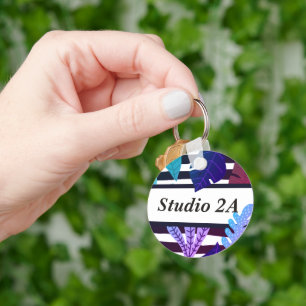 Chaveiro minimalista personalizado moderno