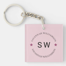 Mínimo de pincel rosa personalizado