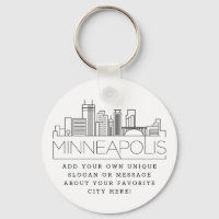 Minneapolis Estilizada Linha Cria | Slogan Persona