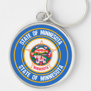 Chaveiro Minnesota Round Emblem