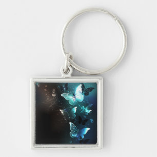 Chaveiro Mint Night Butterflies
