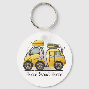 Chaveiro minúsculo do campista da gota do rasgo