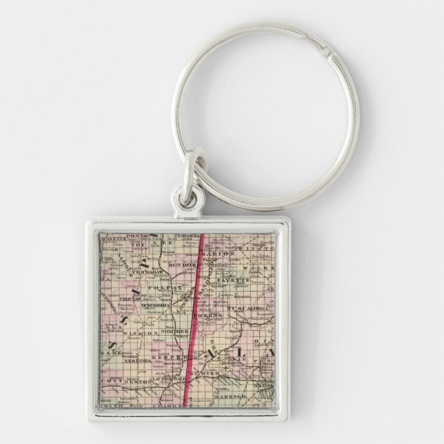 Chaveiro Mississippi e Alabama (Frente)