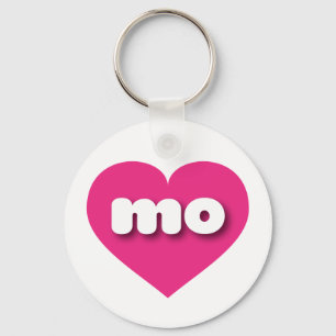 Chaveiro Missouri Hot Pink Heart - Amor