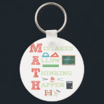 Chaveiro Mistakes Allow Thinking To Happen Math Teacher<br><div class="desc">This design is the perfect gift for you or someone who is a maths teacher and loves to teach mathematics.</div>