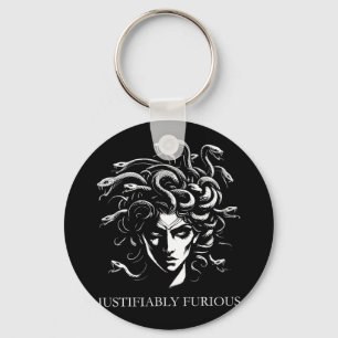 Chaveiro Mitologia Grega Medusa, Razoavelmente Furiosa, Fem