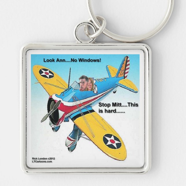 Chaveiro Mitts Windowless Airplane Engraçado Presentes e Ca (Frente)