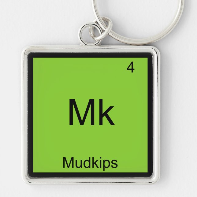 Chaveiro Mk - Camiseta engraçada do elemento meme Mudkips d (Frente)