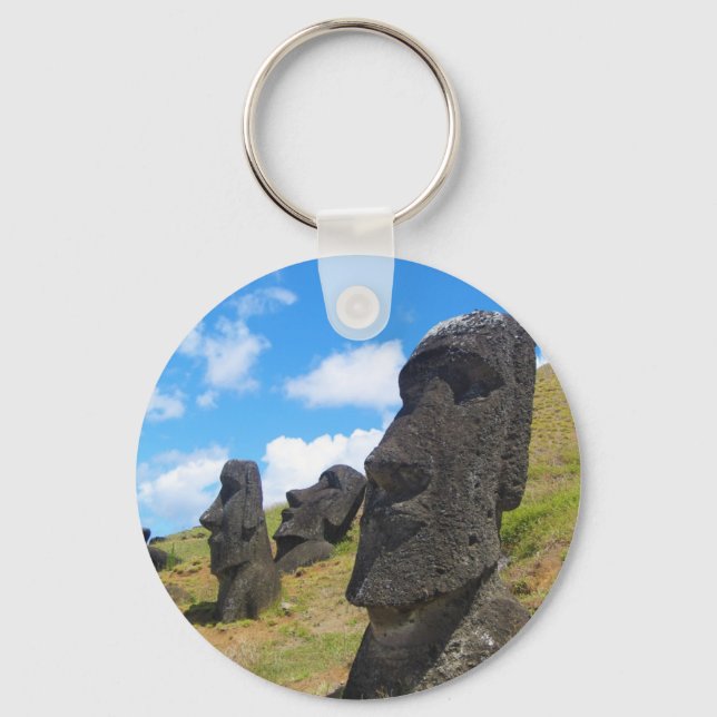 Chaveiro Moai na Ilha de Páscoa Rano Raraku (Frente)
