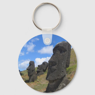 Chaveiro Moai na Ilha Páscoa