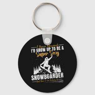 Chaveiro Moças de camisa Snowboard Super Y Snowboarder