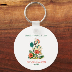 Chaveiro Mochila Personalizada de Padel Infantil com Pingen