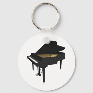 Chaveiro  Modelo 3D:Grande Piano Preto: