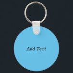 Chaveiro Modelo de adição de texto personalizado<br><div class="desc">Teal Add Text Custom Modelo chaveiro</div>