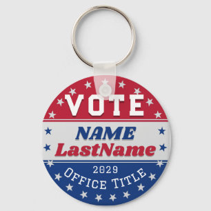 Chaveiro Modelo de Campanha Personalizada para Eleições