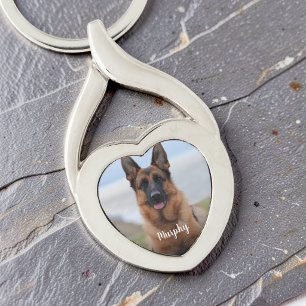 Chaveiro Modelo de Foto de Lembrança de Cachorro Personaliz