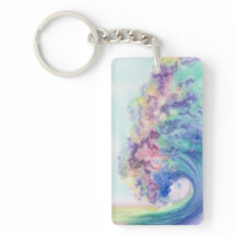 Modelo de Fotografia de Onda e Família do Oceano d