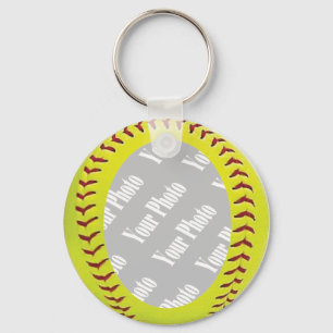 Chaveiro Modelo de Fotografia do Softball Fastpitch