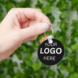 Chaveiro Modelo de logotipo de negócios de luxo preto perso